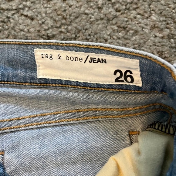 Rag & Bone Capri Wiley step hem skinny jeans size 26 - Picture 5 of 11